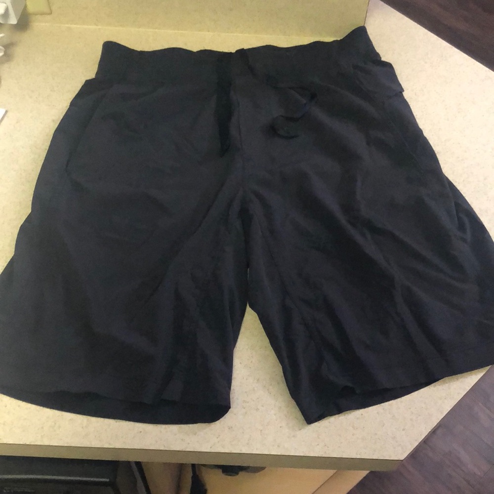 COPY - Mens Black, Large, Lululemon Core short 11” inseam.